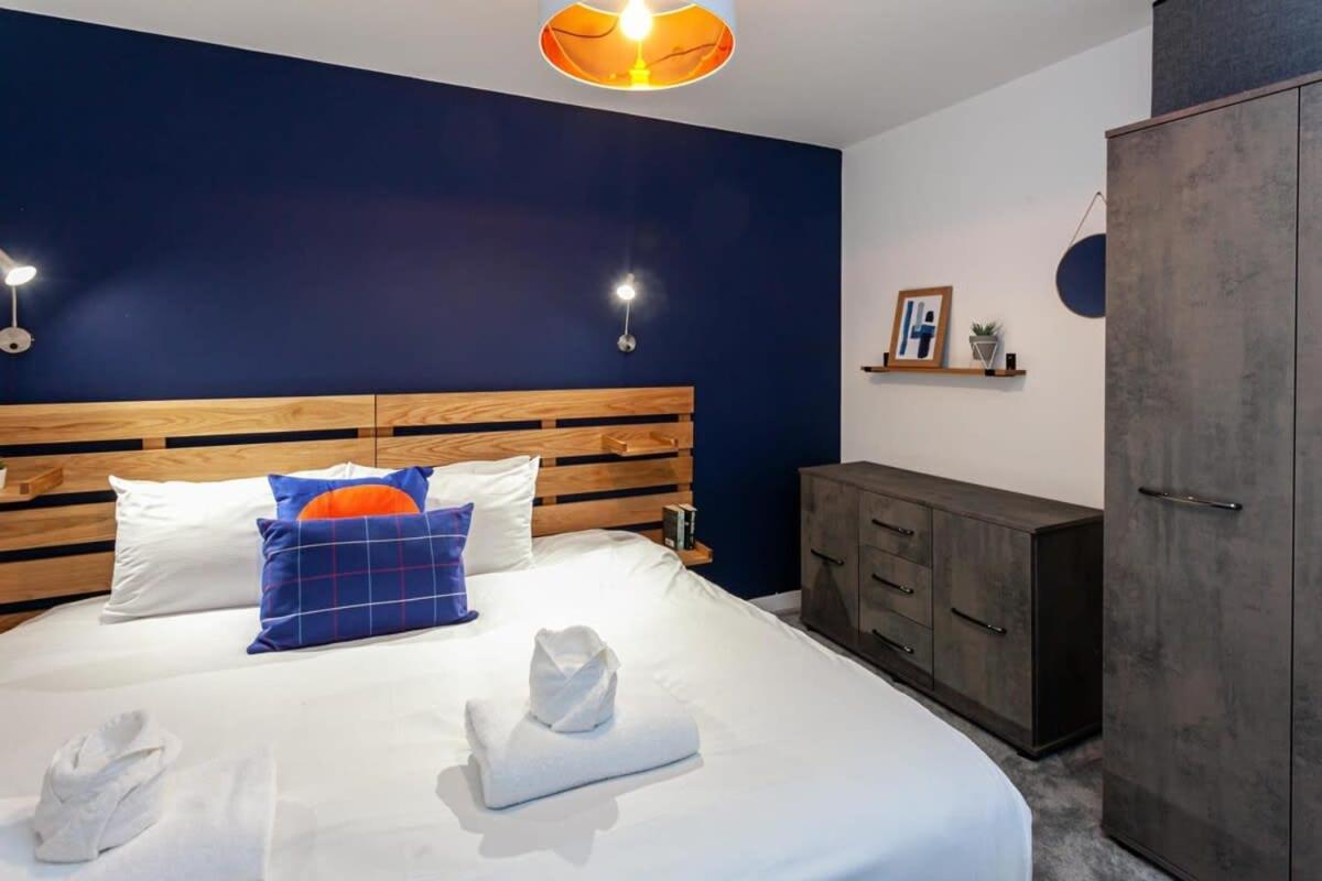 Superb 2 Bed Flat 5Min To Old Trafford Stadium Manchester Esterno foto
